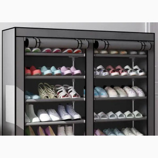 6 Tiers Double Column Shoe Rack