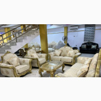Luxury 7 Seater Living Room Royal Sofa Chair - Brand New