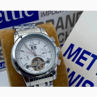Luxury, Automatic, Mettle Chain Strap Watch Movement