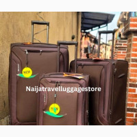 Set of 3 Executive Travel Luggage. 4 Tyres. Top Handle