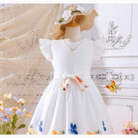 White Flower Girl Dress