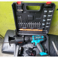 36v Cordless Drill Set With 2 Batteries Saw Converter
