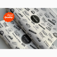 Food 2go Deli Papers -12” X 12” / Black White -1000 Sheets