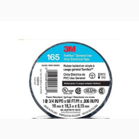 3M Vinyl Electrical Tape Black 10 Roll