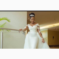 Two Piece Wedding Gown