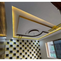 Pop Ceiling and Media Wall Design