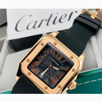 Cartier Unisex Silicone Strap Watch