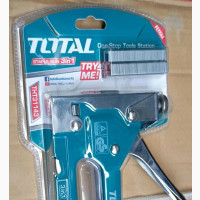 Total 3 in 1 Staple Gun With Staples and Nails