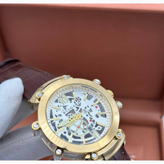 Bvlgari Leather Wristwatch for Men