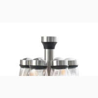 360 Degrees Rotating SPICES Rack With 6 Bottles