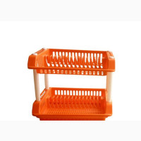 2 Layer Plastic Plate Rack