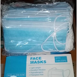 3 Ply High Quality Face Mask 50pcs (Wholesale Retail)