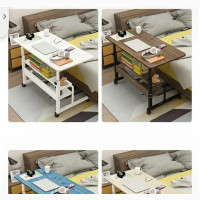 Two Step Adjustable Laptop Table With Wheel