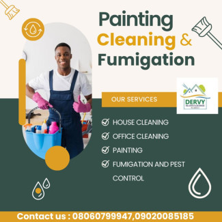 Cleaning, Fumigation, Painting services