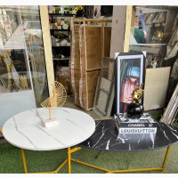 2in1 Faux Marble Center Table