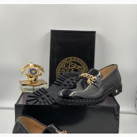 Men#039;s Versace Leather Cooperate Shoe