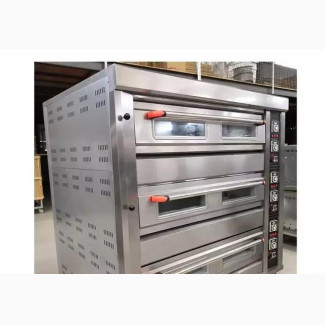 Industrial Oven 3 Deck 9 Trays