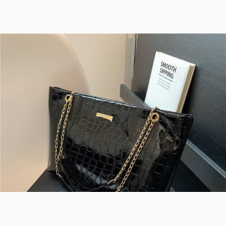 Crocodile Embossed Pu Leather Bag