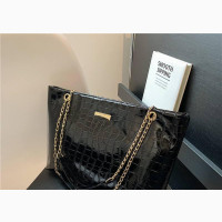 Crocodile Embossed Pu Leather Bag