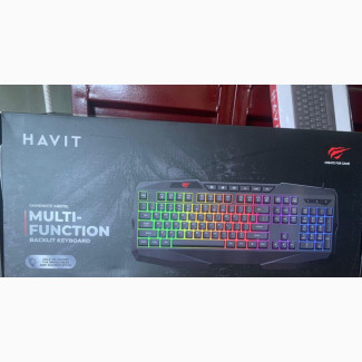 HAVIT Wired Gaming Keyboard Backlit Keyboard Light RGB