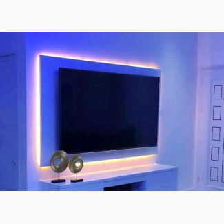 Home Interiors Well Lighted TV Stand