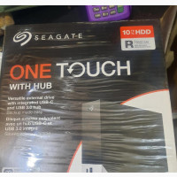 Segate 10tb One Touch External Hard Drive With in Built Hub