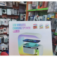 Akt XM-G3 Colorful LED Light Wireless Charging Bluetooth Speaker