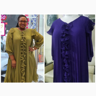 Ladies Chiffon Pleated Gown - Quality and Style