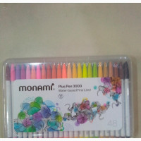 Monami Water-Based Marker Plus Pen 3000 Set of 48