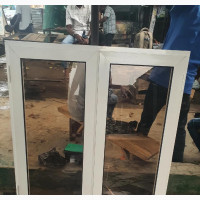 White Ebm Aluminium Window