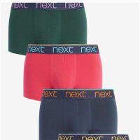 NEXT Hipsters Bright Colour Luxury Cotton Boxers Pack of 4