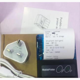 MPT2 Mini Receipt Printer - Bluetooth Printer