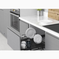 Drawer/Pullout Plates and Cups Rack