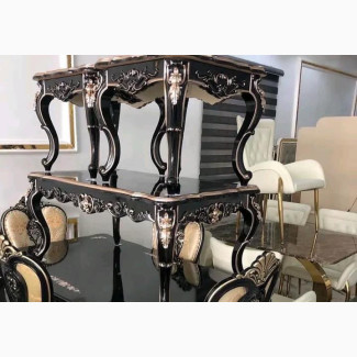 Complete Set of Dinning Table, Center Table With Two Stool