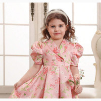 Satin Flower Dress for Girl