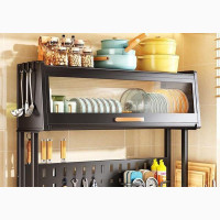 Over the Sink Dish Drying Rack With Cover