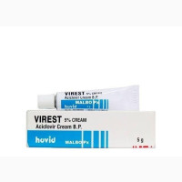 Hovid Virest 5% Aciclovir Cream for Herpes Virus