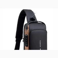 USB Charging Cross Body Sling Bag With Reset Lock