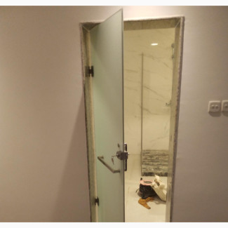 Flameless Tered Toilet Glass Door