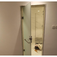 Flameless Tered Toilet Glass Door