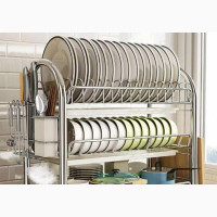 Three Layer Stainless Steel Plate Rack