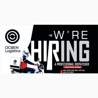 Dispatch Rider Wanted - OCBEN LOGISTICS
