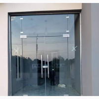 Entrance Frame Less Glass Door