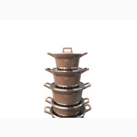 Dessini Regina 10pcs Marble Non Stick Cookware Set