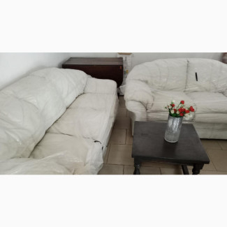 White Leather Sofa and Couch, Home Interiors