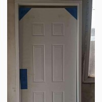 3 Feet White American Panel Doors (6 Inches Frame)