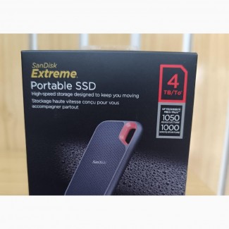 Sandisk 4TB Extreme Portable SSD - Up to 1050mb/S