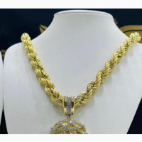 18K Gold Necklaces and Pendant