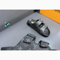 Louis Vuitton Double Straps Slides - Unisex Slippers