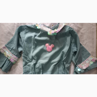 Kiddies Green Chiffon Blouse